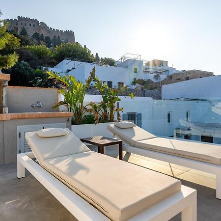 Lindos Shore Summer House With Jacuzzi And Sea View !!! Exterior foto