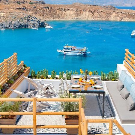 Lindos Shore Summer House With Jacuzzi And Sea View !!! Exterior foto