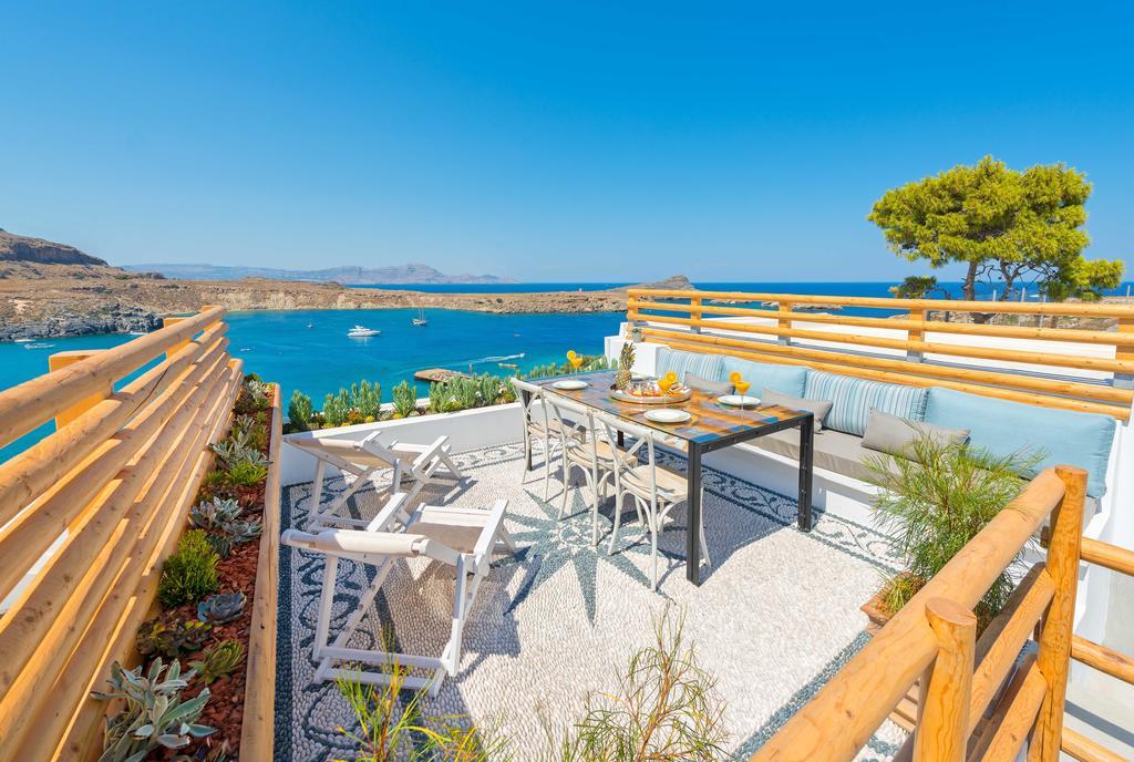 Lindos Shore Summer House With Jacuzzi And Sea View !!! Exterior foto