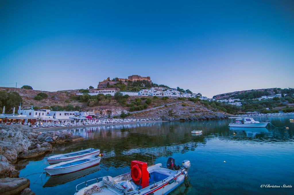 Lindos Shore Summer House With Jacuzzi And Sea View !!! Exterior foto