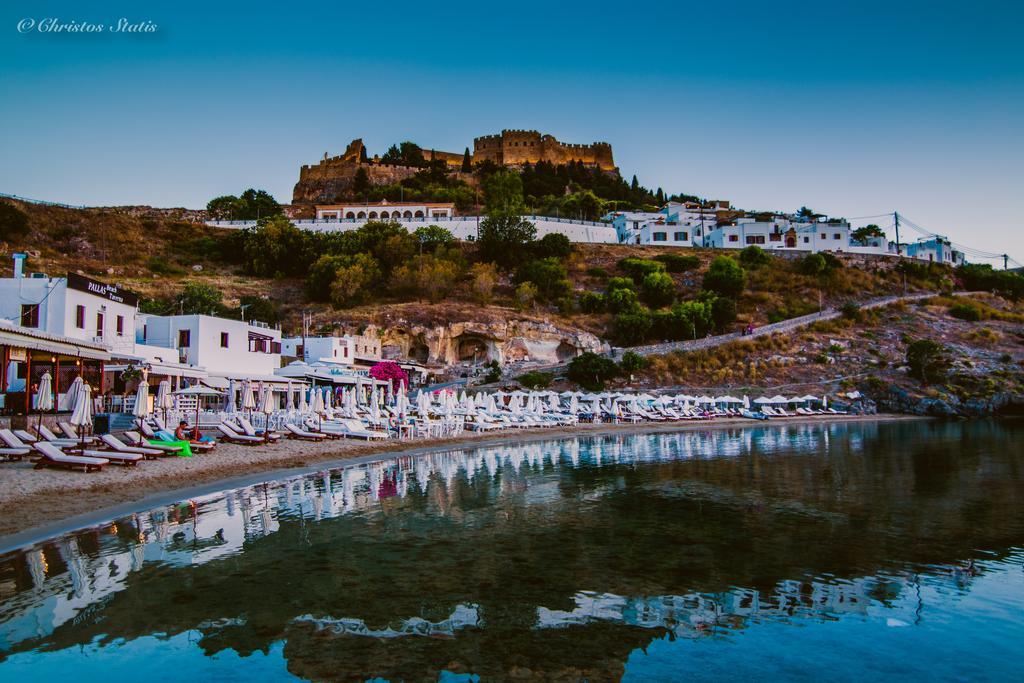 Lindos Shore Summer House With Jacuzzi And Sea View !!! Exterior foto
